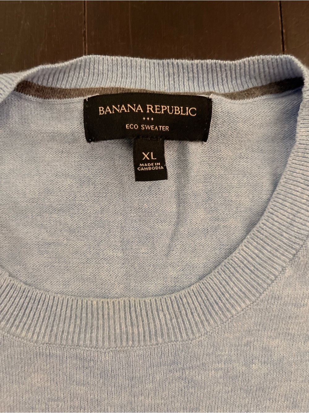 Banana Republic Light Blue Crewneck Eco Sweater